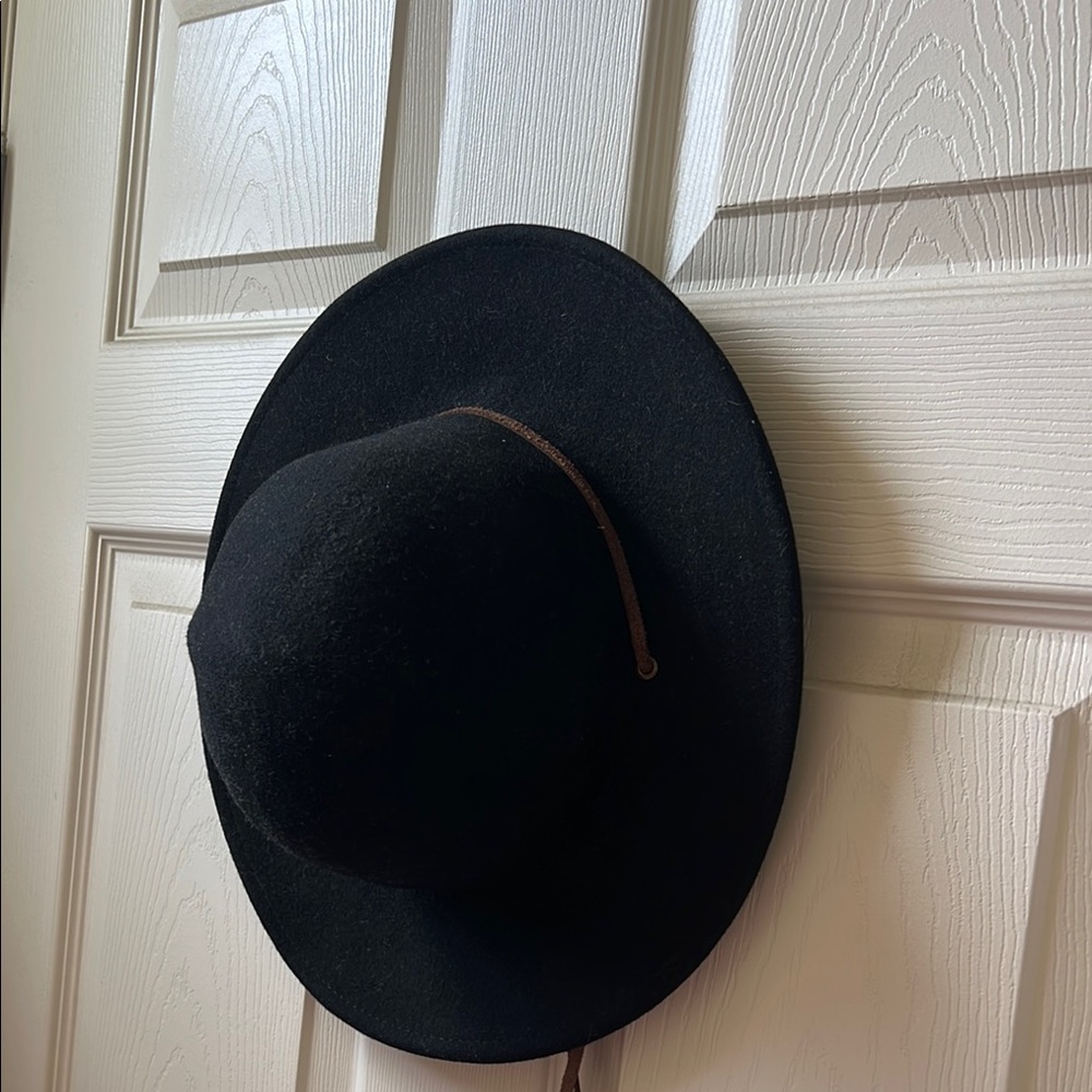 Black BRIXTON Wide Brim Hat